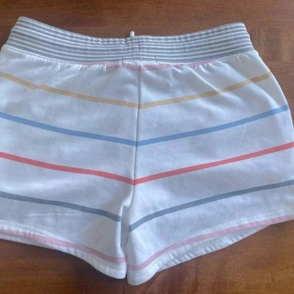 PJ Salvage Women's Loungewear “Happy Days‎ are Here” Comfy Striped Shorts Small - Picture 6 of 11